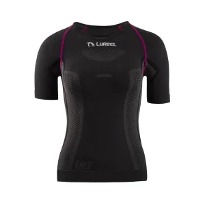 CAMISETA TÉRMICA LURBEL CRISTALLO MUJER - Gris Marengo / Fucsia