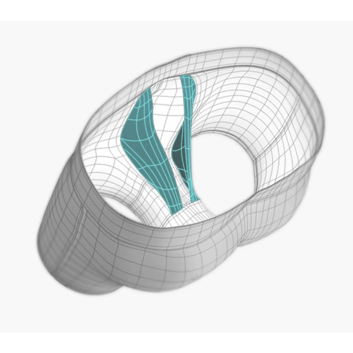 CALZONCILLOS BÓXER SAXX KINETIC LIGHT-COMPRESSION MESH - Negro - Imagen 7