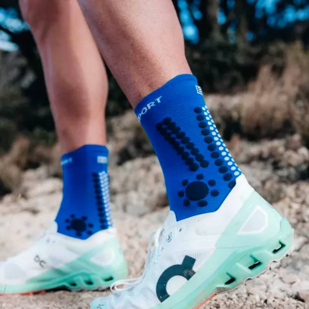 CALCETINES COMPRESSPORT PRO RACING V4.0 TRAIL - Dazz Blue / Blues - Imagen 5