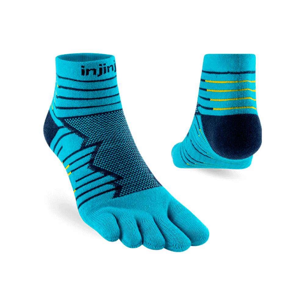CALCETINES INJINJI ULTRA RUN MINI-CREW - Pacific Blue - Imagen 3