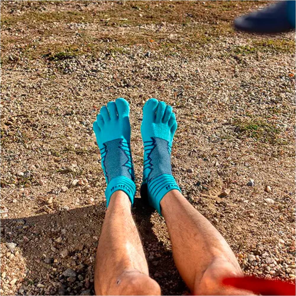 CALCETINES INJINJI ULTRA RUN MINI-CREW - Pacific Blue - Imagen 4