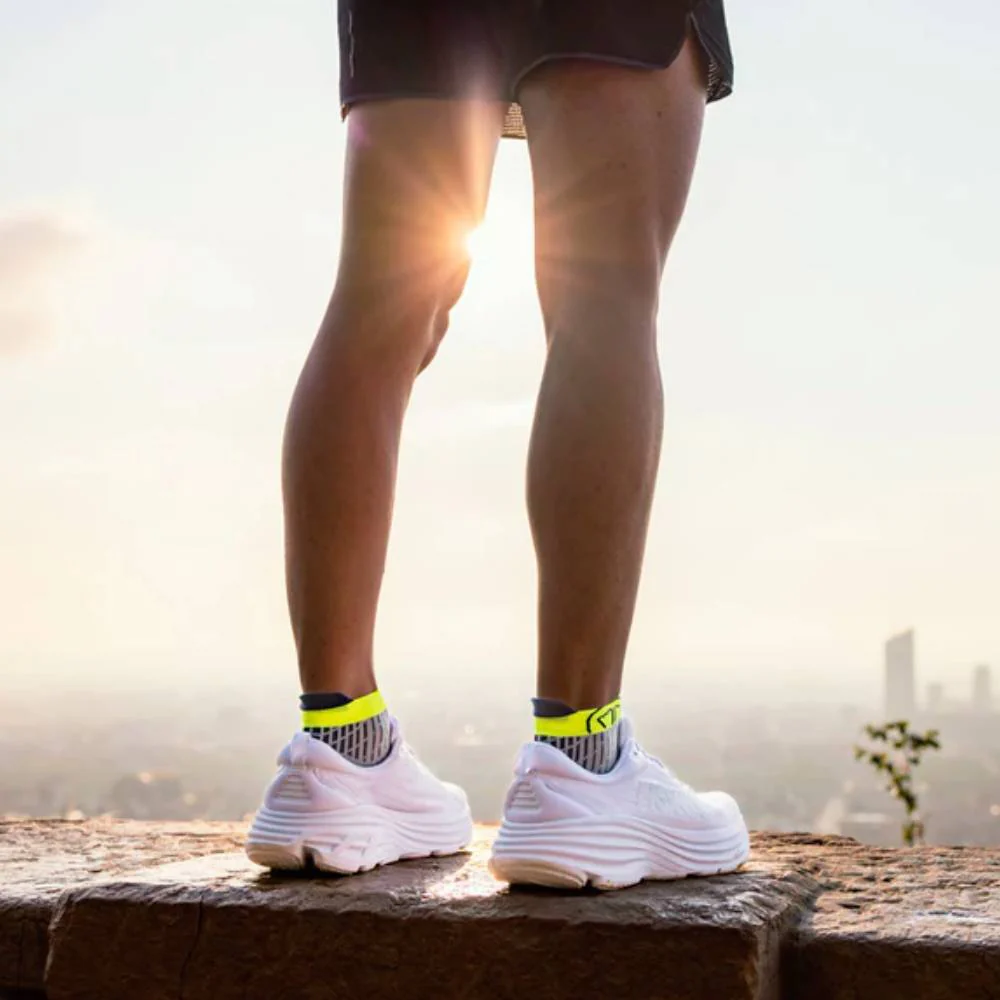 CALCETINES SIDAS RUN FEEL - Negro / Amarillo - Imagen 7