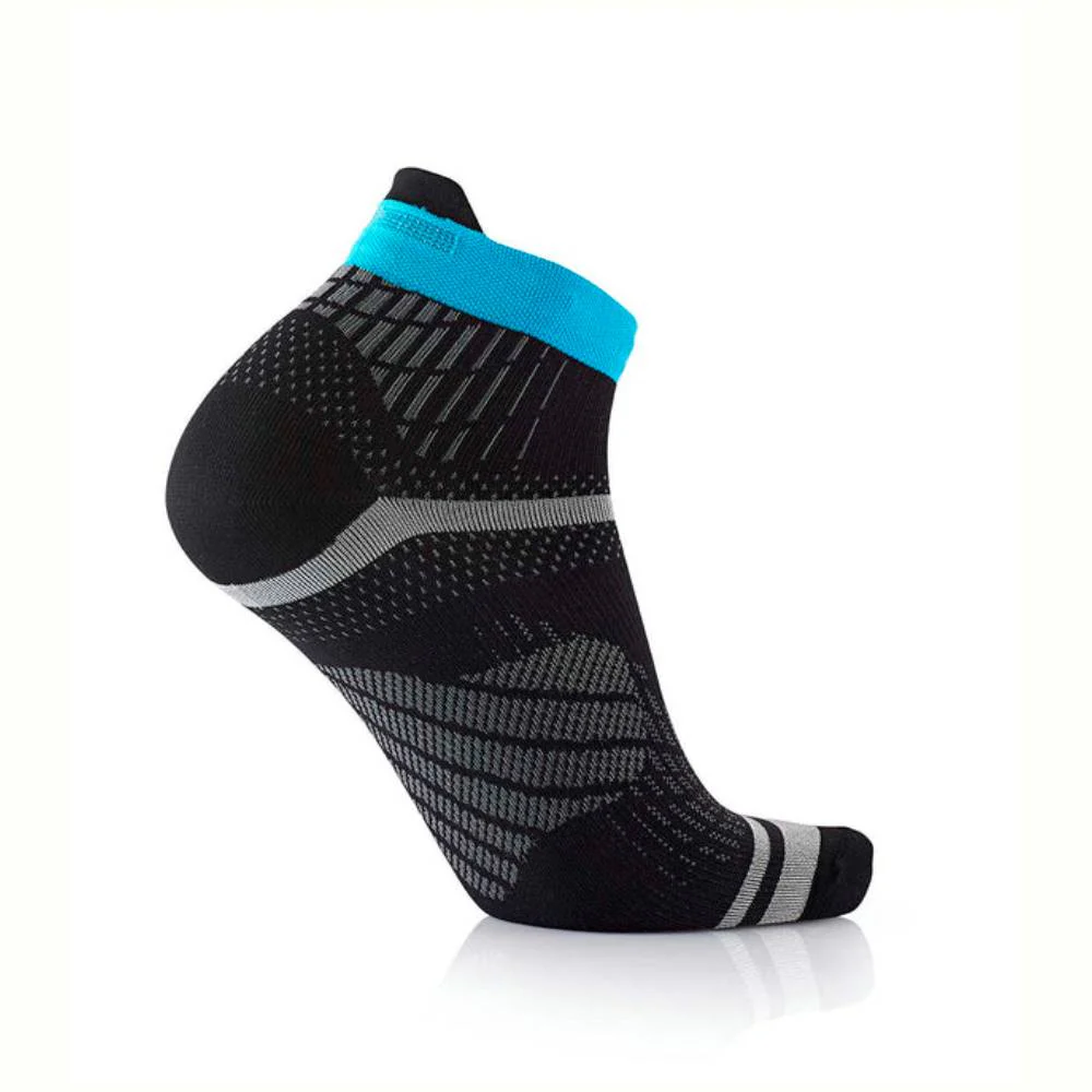 CALCETINES SIDAS RUN FEEL - Negro / Turquesa - Imagen 4