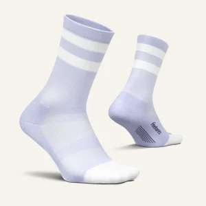 CALCETINES FEETURES ELITE LIGHT CUSHION MINI CREW - Lilac High Top Stripe