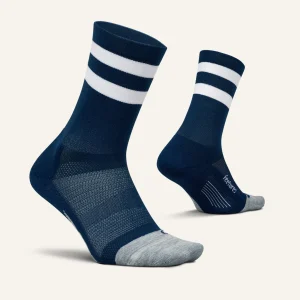 CALCETINES FEETURES ELITE LIGHT CUSHION MINI CREW - Navy High Top Stripe