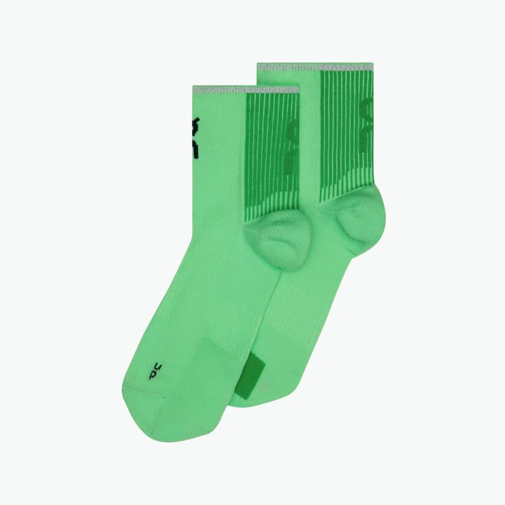 CALCETINES ON PERFORMANCE RUN MID - Honeydew / Parsley - Imagen 5