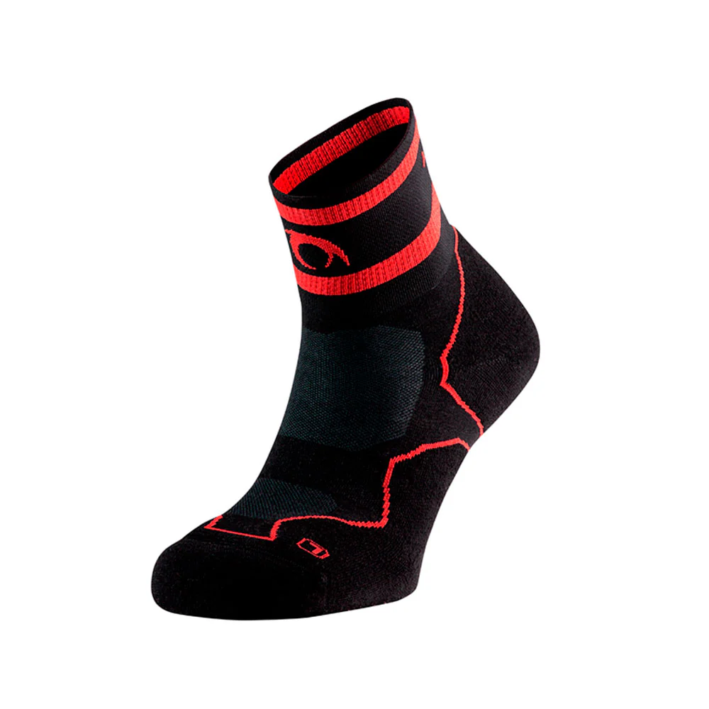 CALCETINES LURBEL DESAFÍO SPIRIT FOUR - Negro / Rojo - Imagen 2