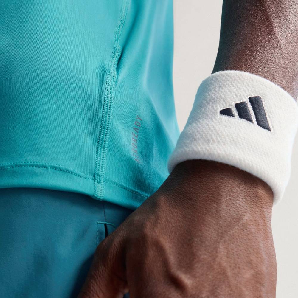 CAMISETA ADIDAS ADIZERO ESSENTIALS - Powder Teal - Imagen 9