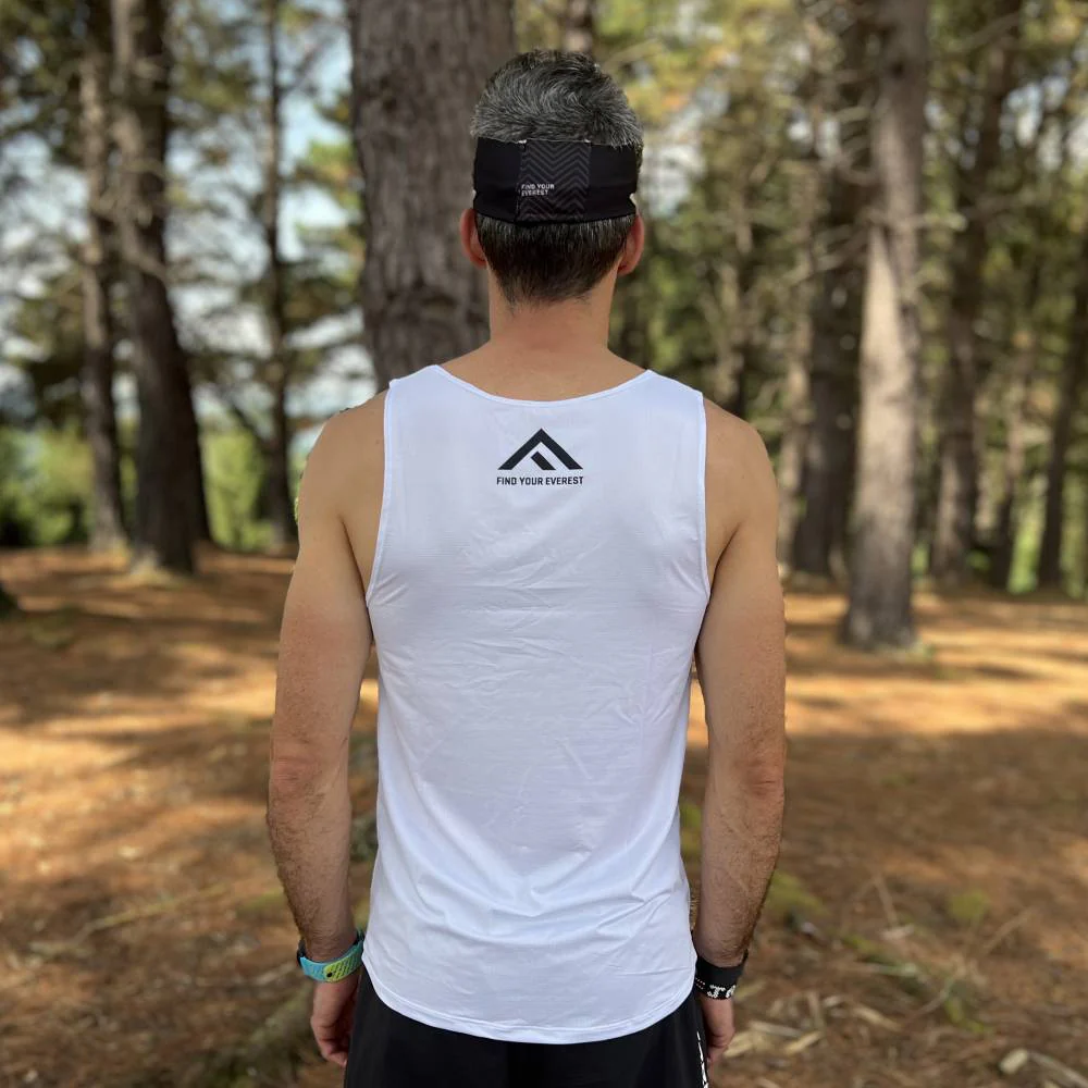 CAMISETA DE TIRANTES TÉCNICA FIND YOUR EVEREST ELITE - Blanco - Imagen 4