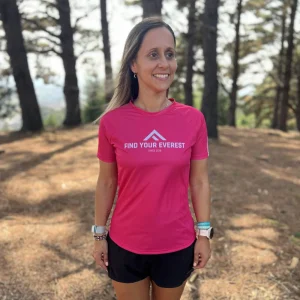 CAMISETA TÉCNICA FIND YOUR EVEREST ELITE MUJER - Total Pink
