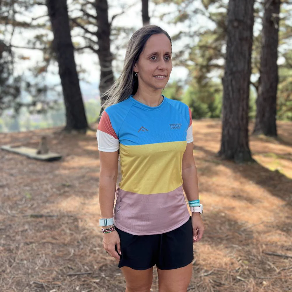 CAMISETA TÉCNICA FIND YOUR EVEREST MUJER - Blue Mustard - Imagen 5