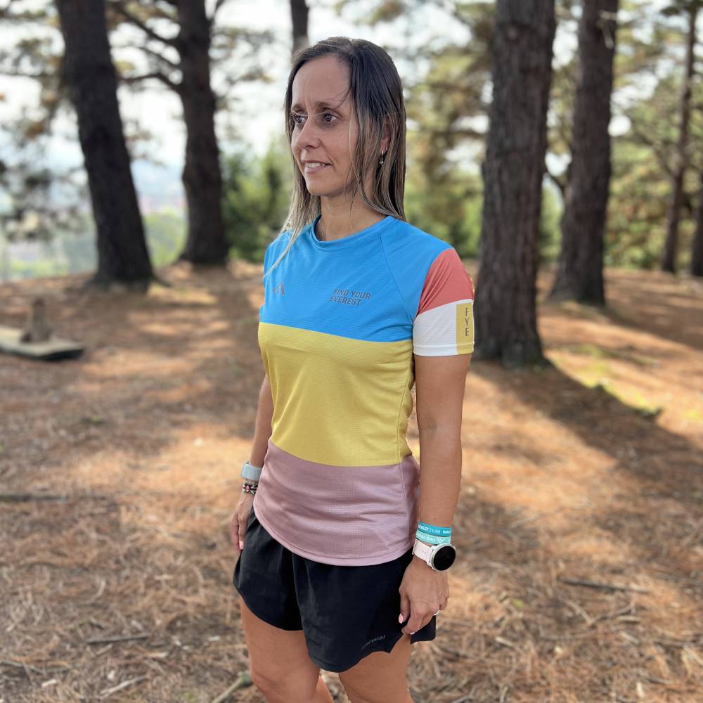 CAMISETA TÉCNICA FIND YOUR EVEREST MUJER - Blue Mustard - Imagen 4