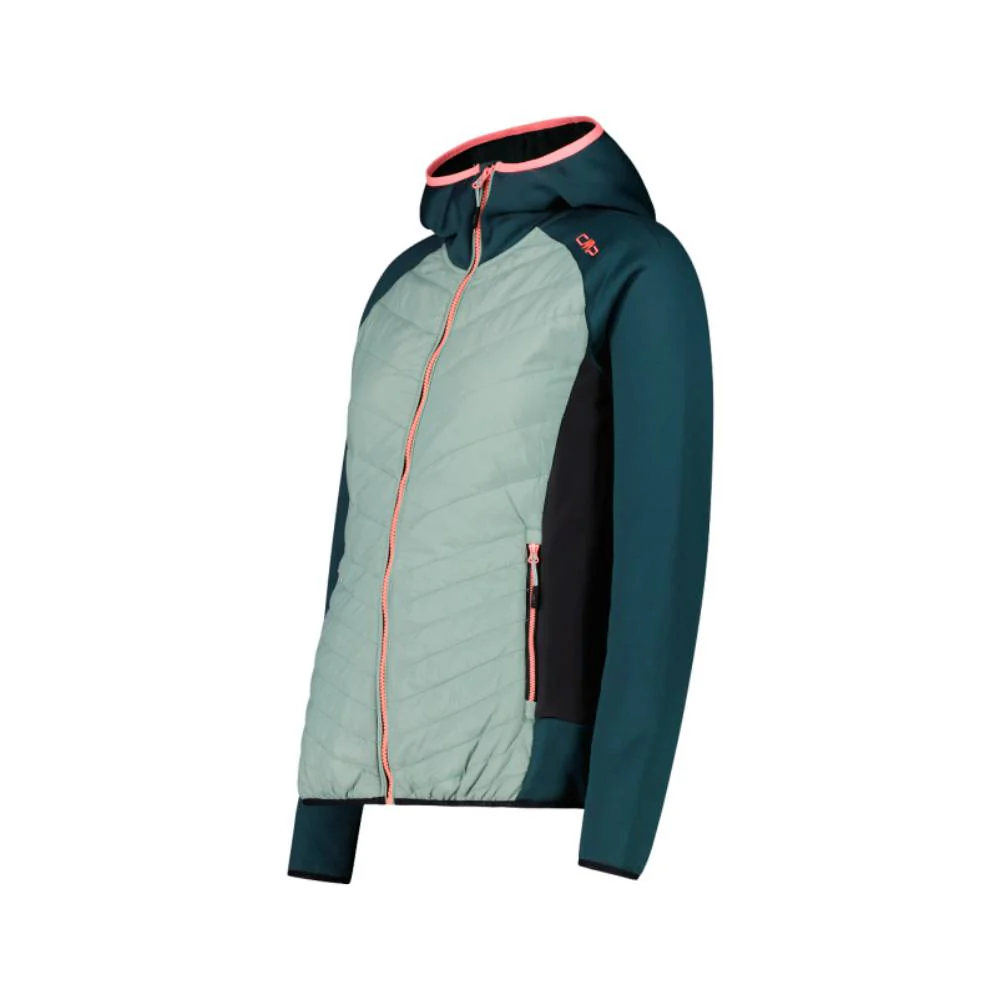 CHAQUETA UNLIMITECH HYBRID CMP MUJER - Trek Green - Imagen 4