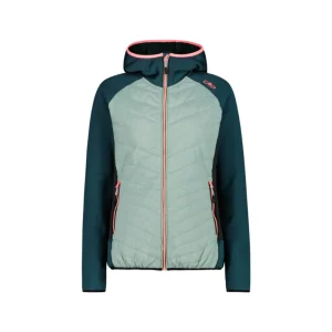 CHAQUETA UNLIMITECH HYBRID CMP MUJER - Trek Green