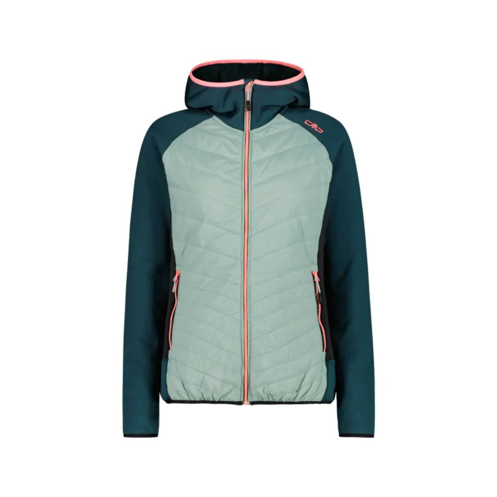 CHAQUETA UNLIMITECH HYBRID CMP MUJER - Trek Green - Imagen 2