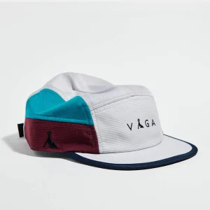 GORRA VÅGA CLUB - Light grey / Teal / Plum