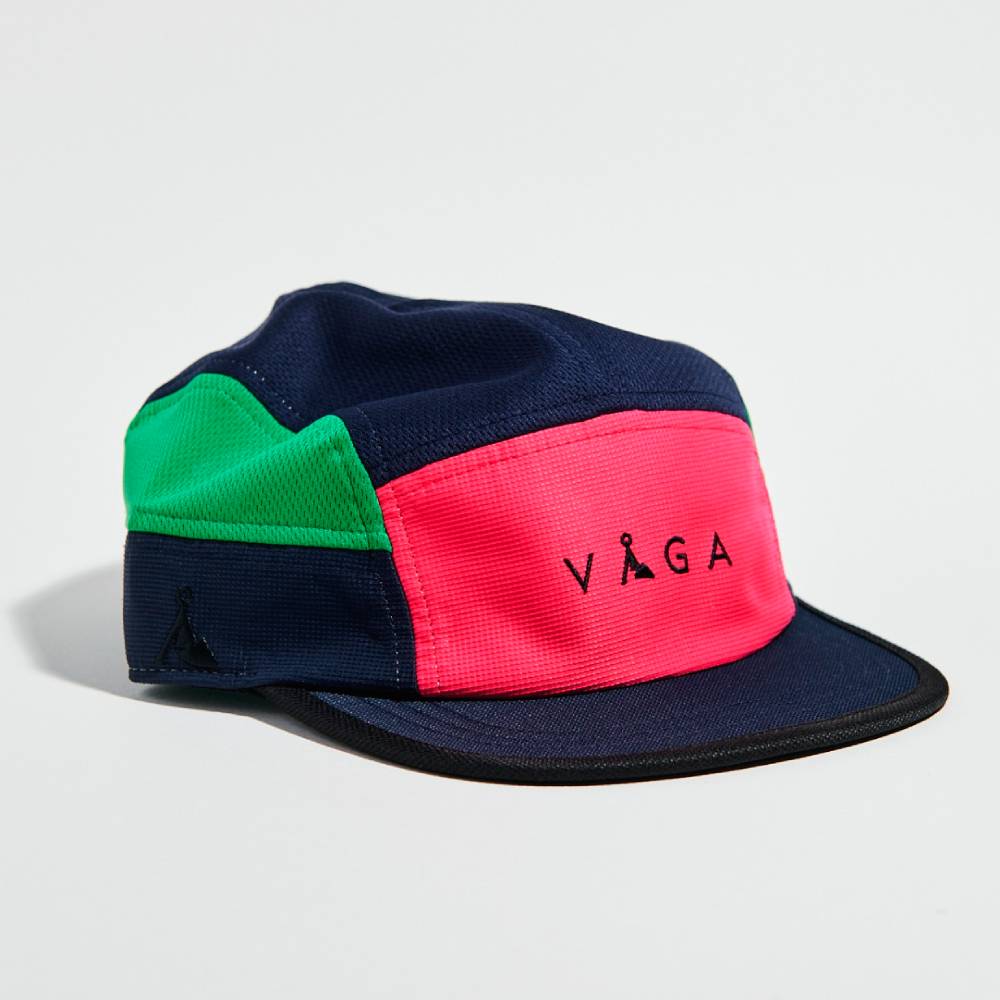 GORRA VÅGA CLUB - Navy blue / Bright pink / Neon pink / Black