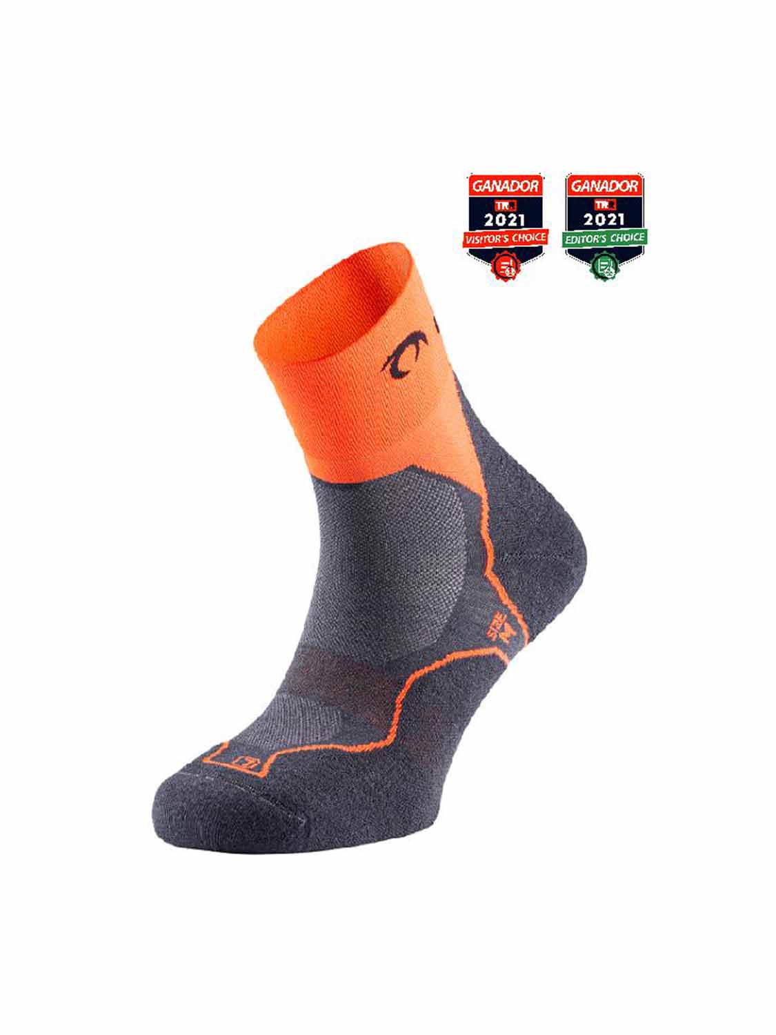 CALCETINES LURBEL DESAFÍO FOUR - Marengo / Naranja