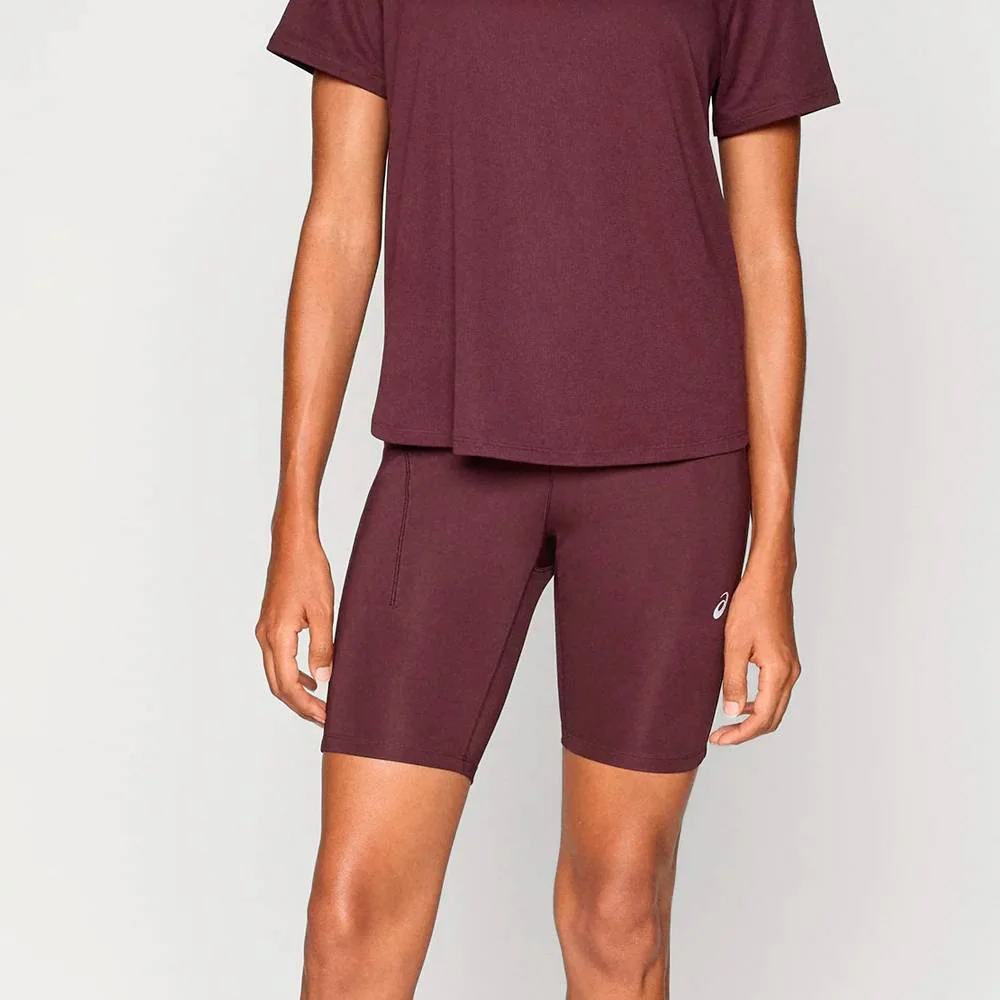 MALLAS ASICS ROAD HIGH WAIST 8" SPRINTER MUJER - Dark Currant - Imagen 4