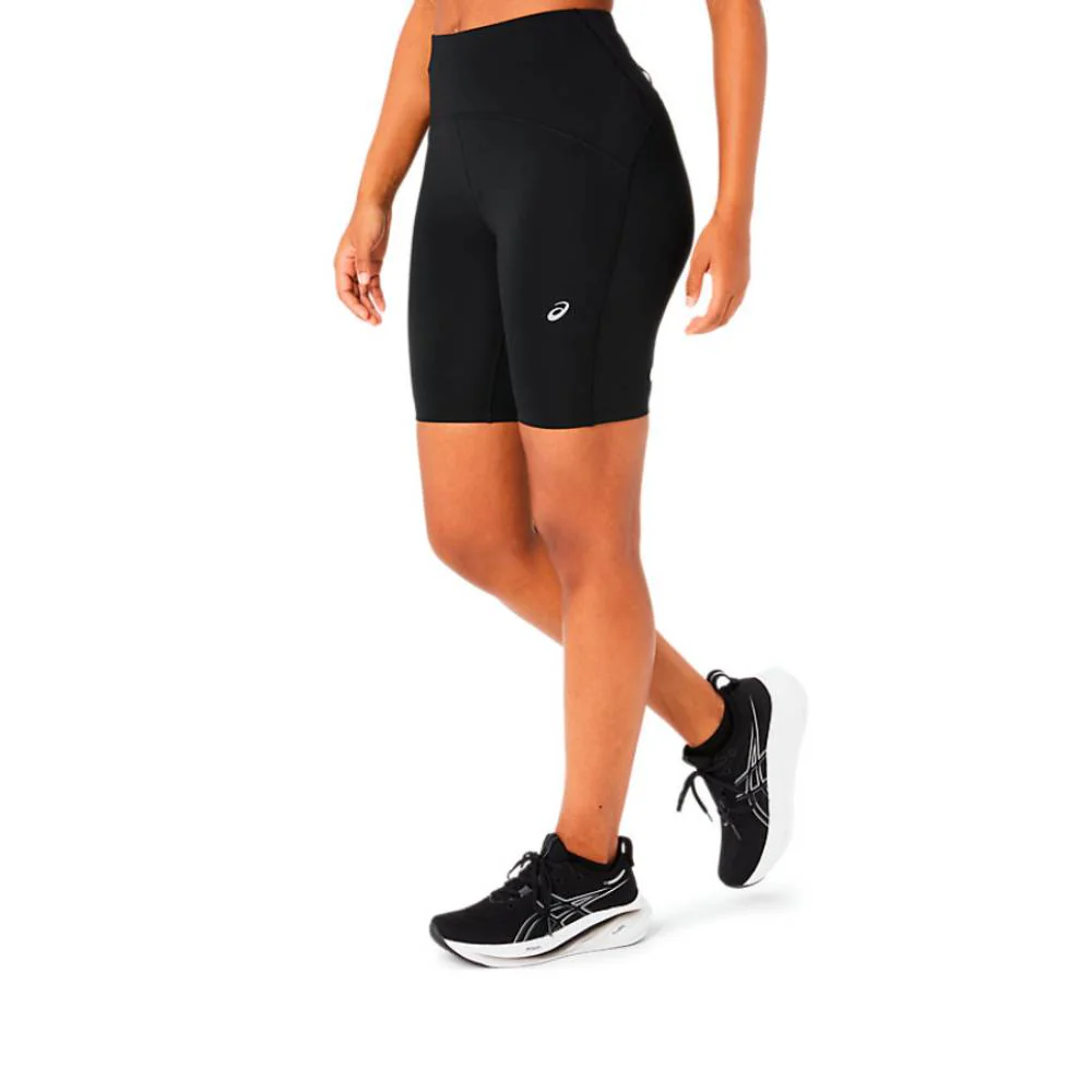 MALLAS ASICS ROAD HIGH WAIST 8" SPRINTER MUJER - Negro