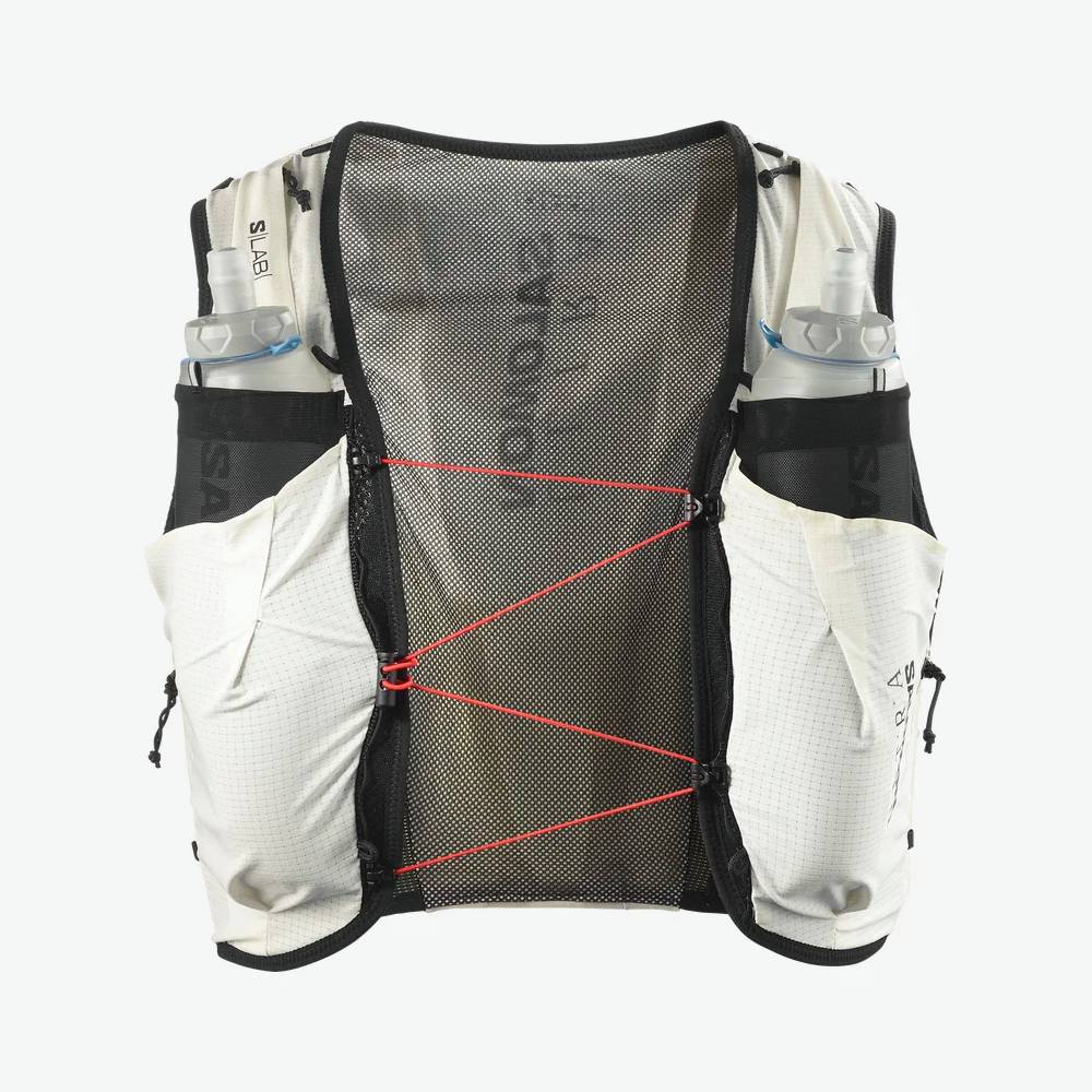 MOCHILA CHALECO SALOMON S/LAB ULTRA 10 - Vanilla Ice / Black
