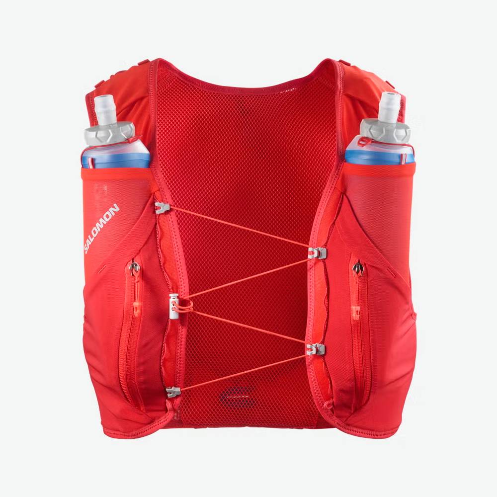 MOCHILA CHALECO SALOMON ADV SKIN 12 2025 - Flame Scarlet / Haute Red - Imagen 2