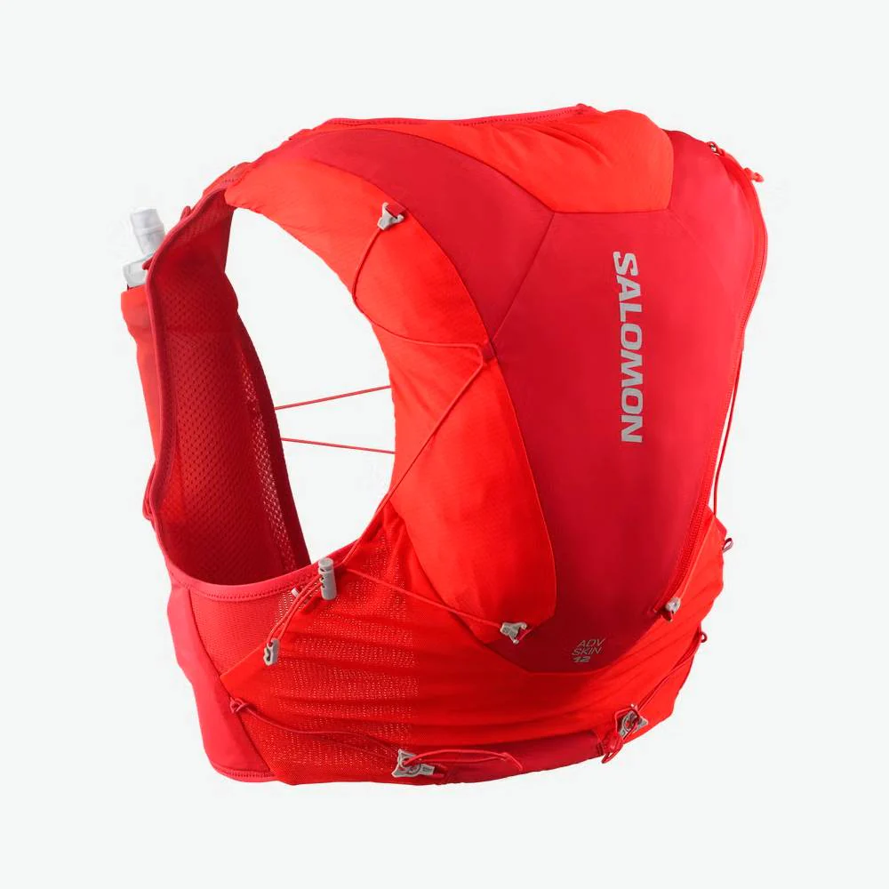 MOCHILA CHALECO SALOMON ADV SKIN 12 2025 - Flame Scarlet / Haute Red - Imagen 3