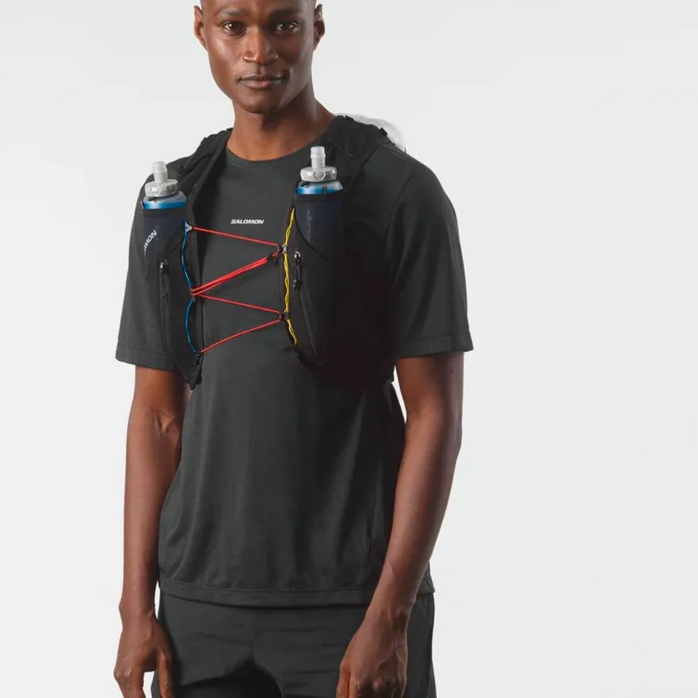 MOCHILA CHALECO SALOMON ADV SKIN 12 2025 - Race Flag / Black / White - Imagen 4