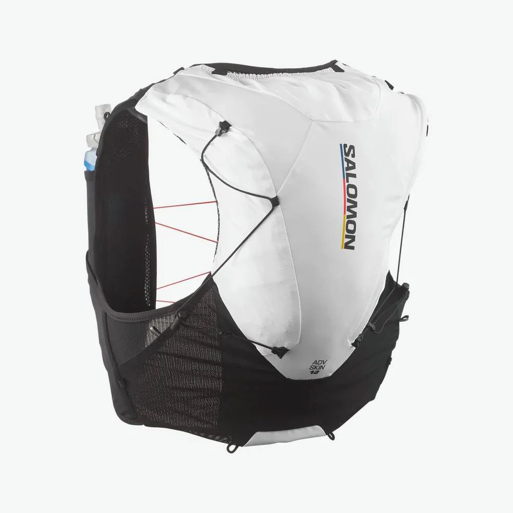 MOCHILA CHALECO SALOMON ADV SKIN 12 2025 - Race Flag / Black / White - Imagen 3