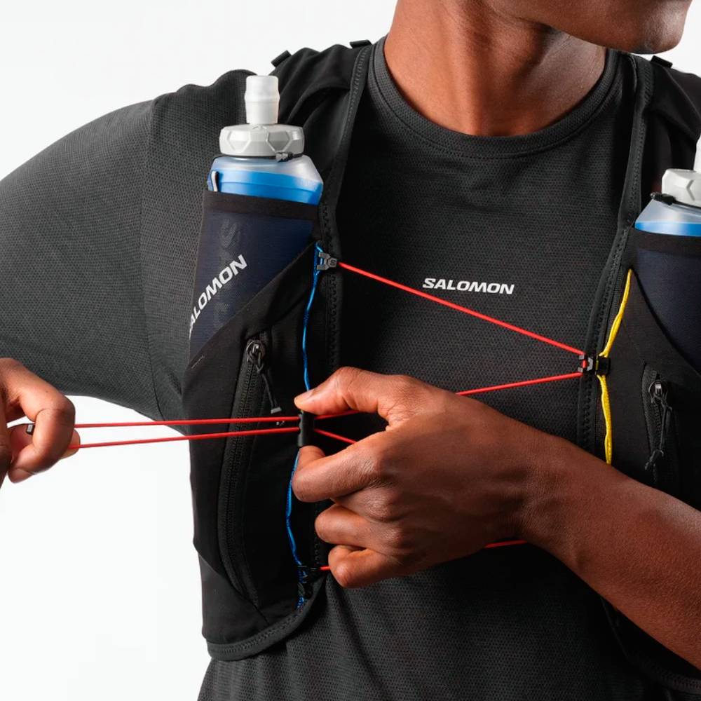 MOCHILA CHALECO SALOMON ADV SKIN 12 2025 - Race Flag / Black / White - Imagen 8