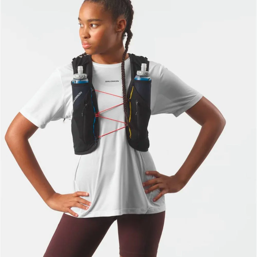 MOCHILA CHALECO SALOMON ADV SKIN 12 2025 - Race Flag / Black / White - Imagen 6