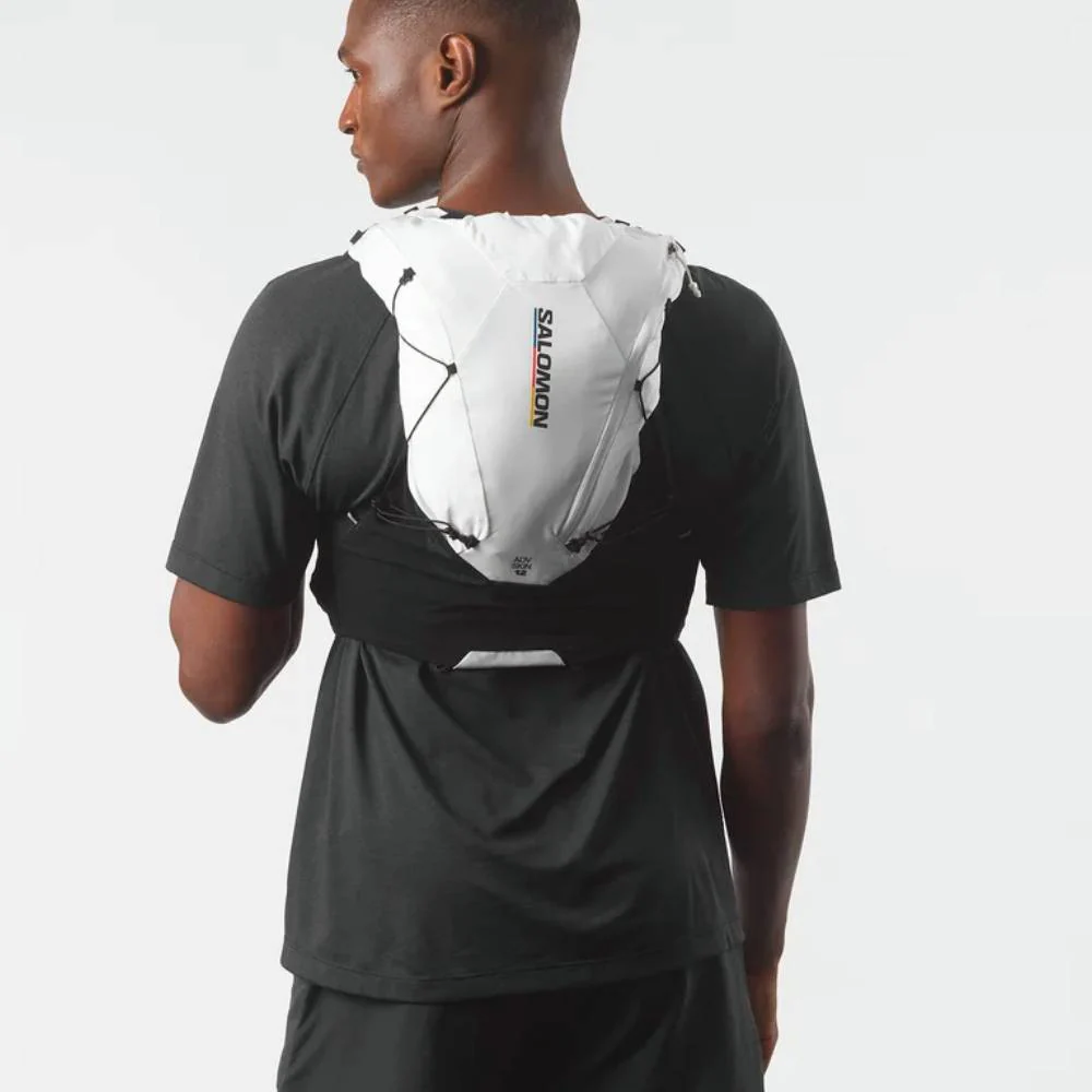 MOCHILA CHALECO SALOMON ADV SKIN 12 2025 - Race Flag / Black / White - Imagen 5