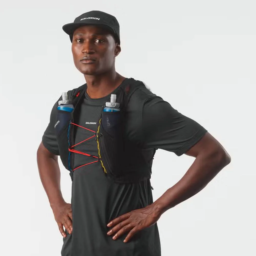 MOCHILA CHALECO SALOMON ADV SKIN 5 - Race Flag / Black / White - Imagen 4