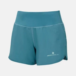 PANTALÓN CORTO RONHILL TECH 4.5" MUJER - Mallard / Meadow
