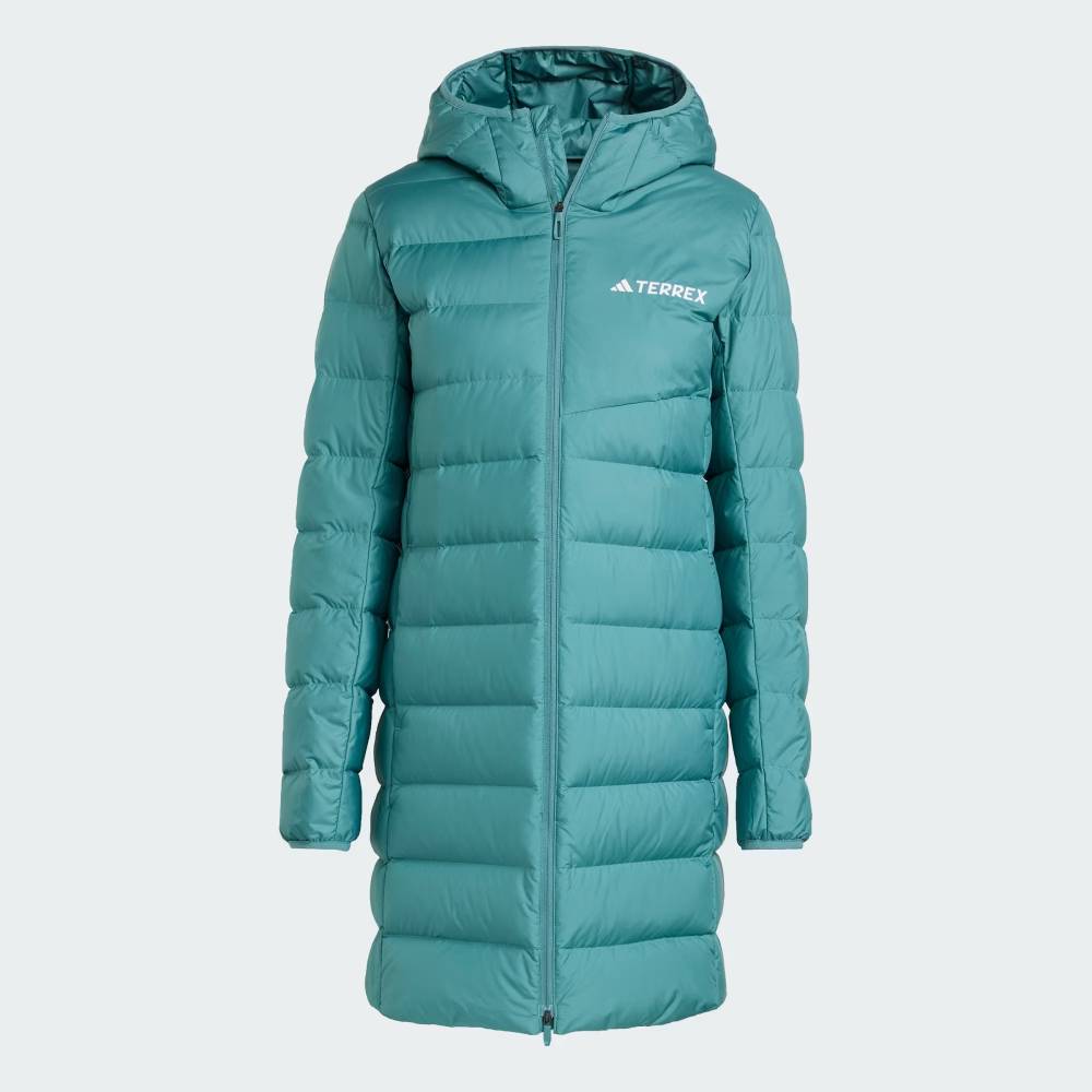 PARKA ADIDAS TERREX MULTI LIGHT DOWN HOODED 2.0 MUJER - Preloved Teal - Imagen 2
