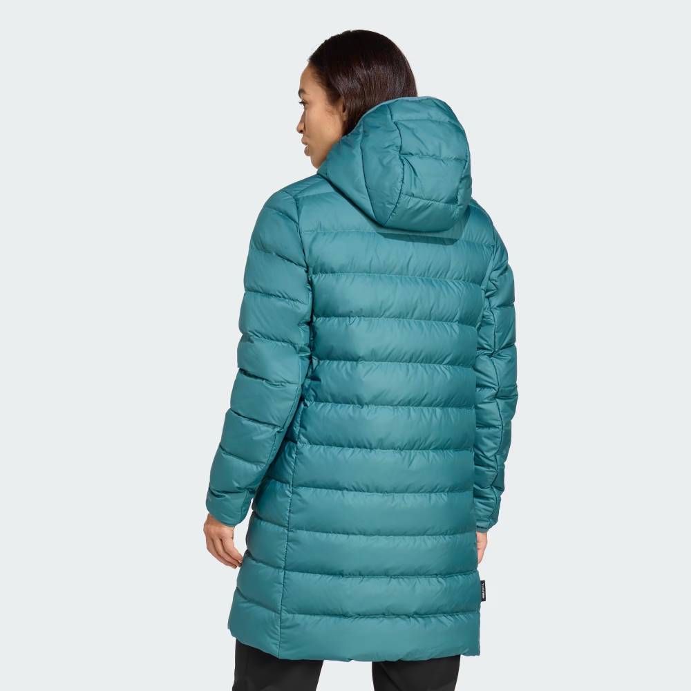 PARKA ADIDAS TERREX MULTI LIGHT DOWN HOODED 2.0 MUJER - Preloved Teal - Imagen 4