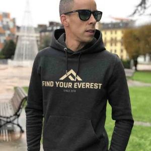 SUDADERA FIND YOUR EVEREST - Gold