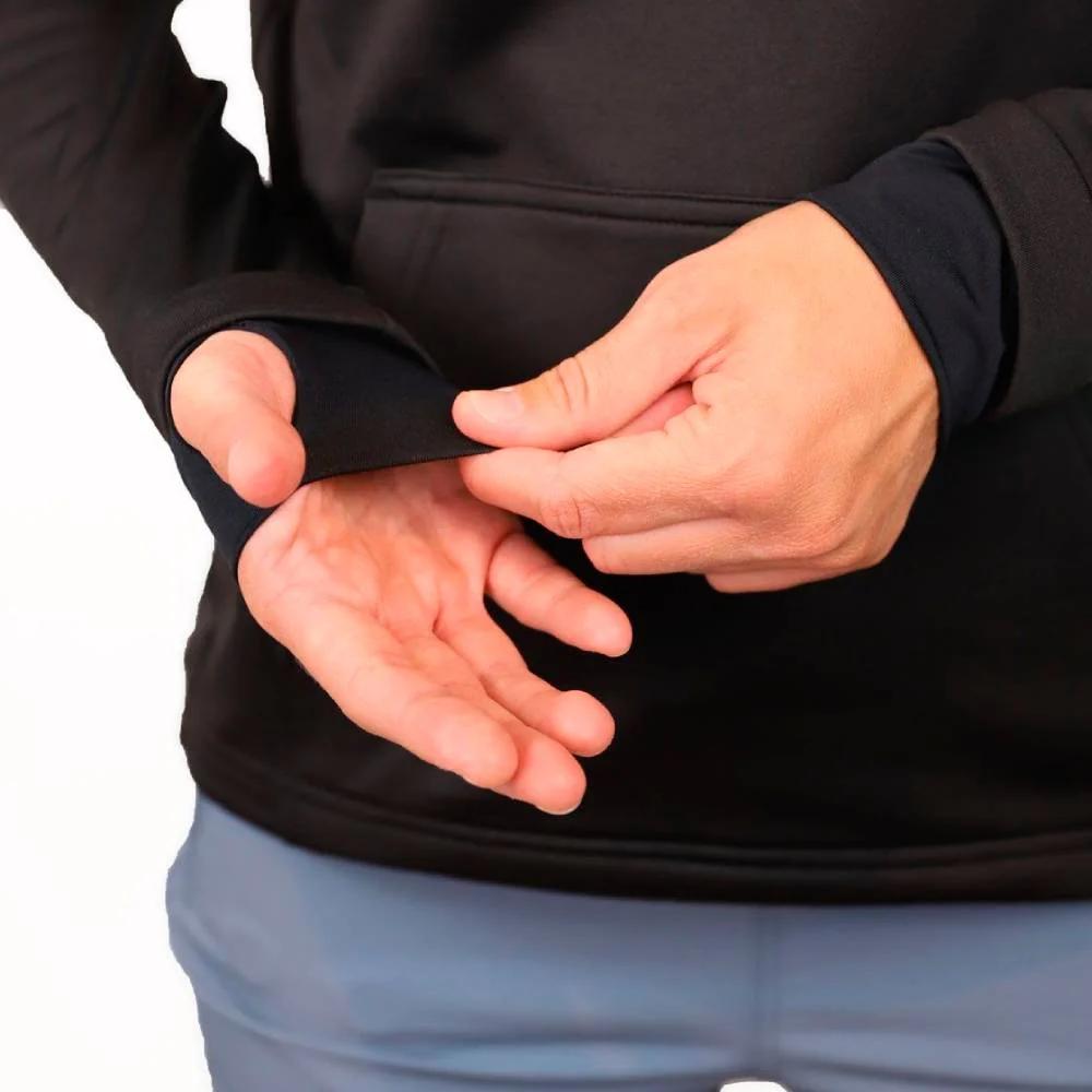 SUDADERA OS2O HOKA MUJER - All Black - Imagen 7