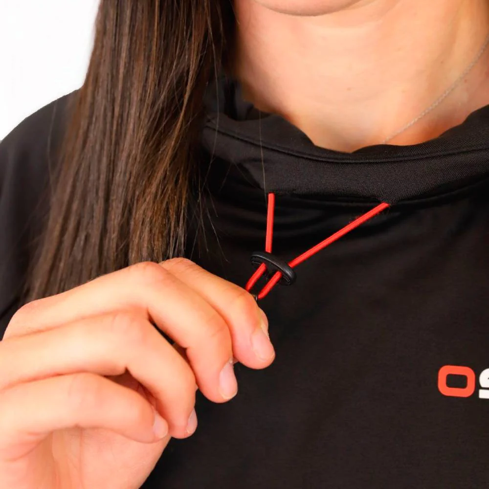 SUDADERA OS2O HOKA MUJER - All Black - Imagen 4