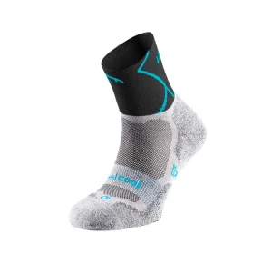 CALCETINES LURBEL TRACK FOUR - Gris hielo / Turquesa