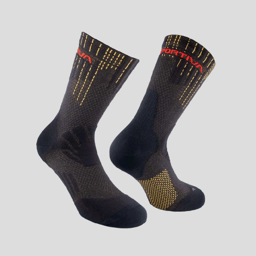 CALCETINES LA SPORTIVA ENDURANCE TRAIL - Black / Yellow