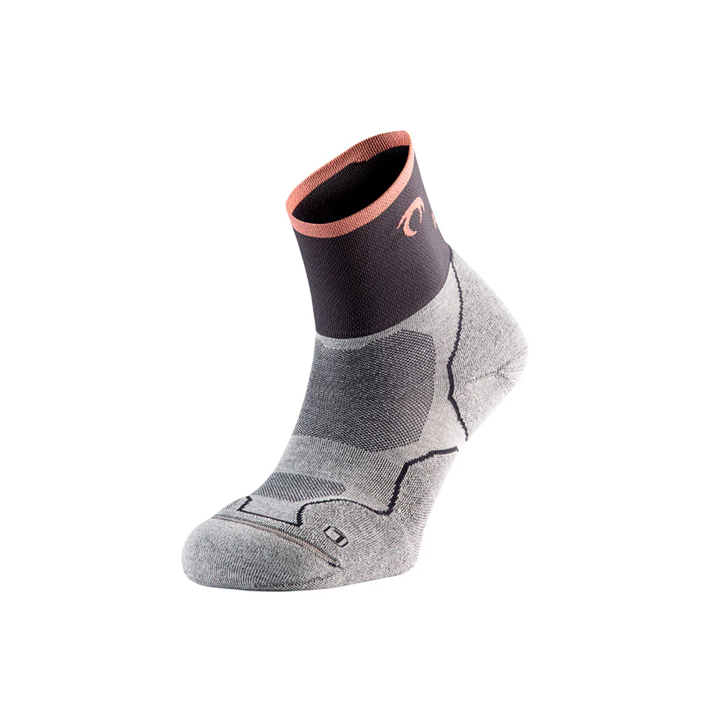 CALCETINES LURBEL DESAFÍO FOUR - Gris Hielo / Coral - Imagen 2
