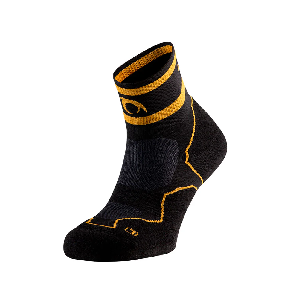 CALCETINES LURBEL DESAFÍO SPIRIT FOUR - Negro / Amarillo ambar
