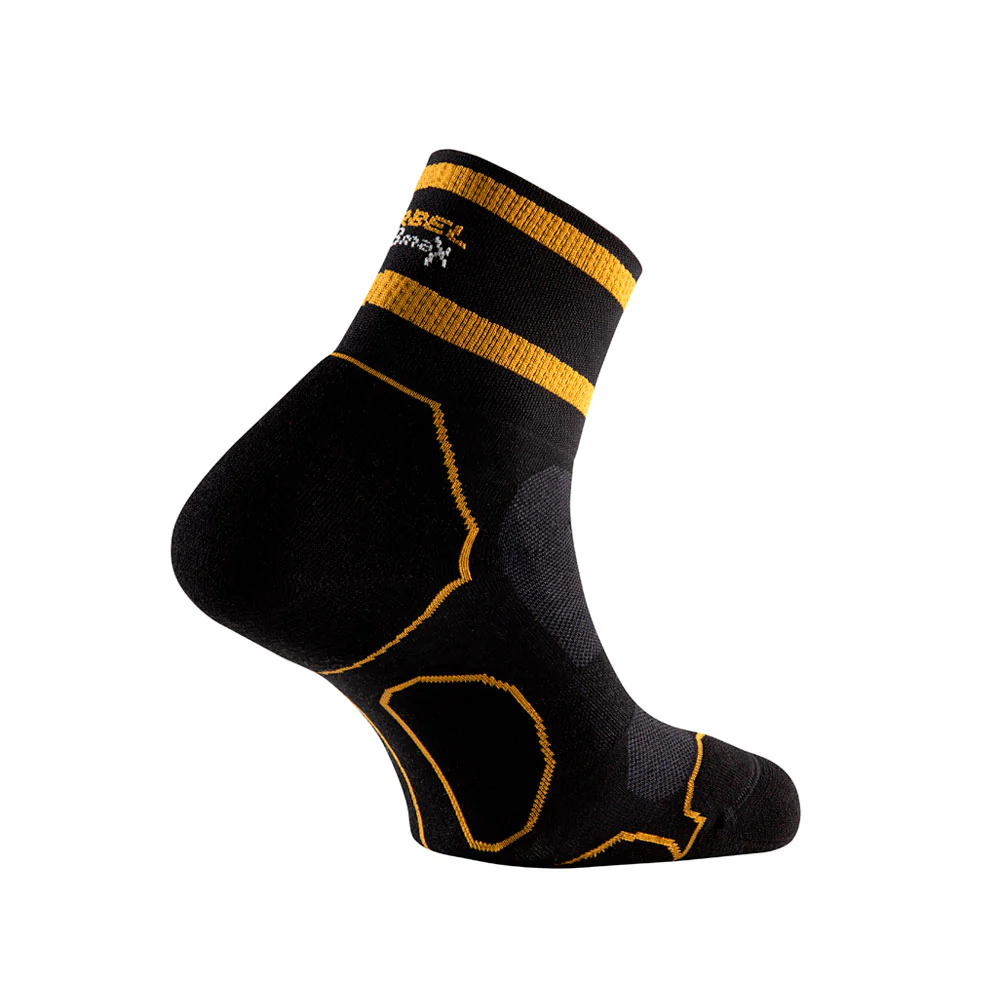 CALCETINES LURBEL DESAFÍO SPIRIT FOUR - Negro / Amarillo ambar - Imagen 3