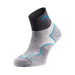 CALCETINES LURBEL DISTANCE THREE - Gris Hielo / Turquesa