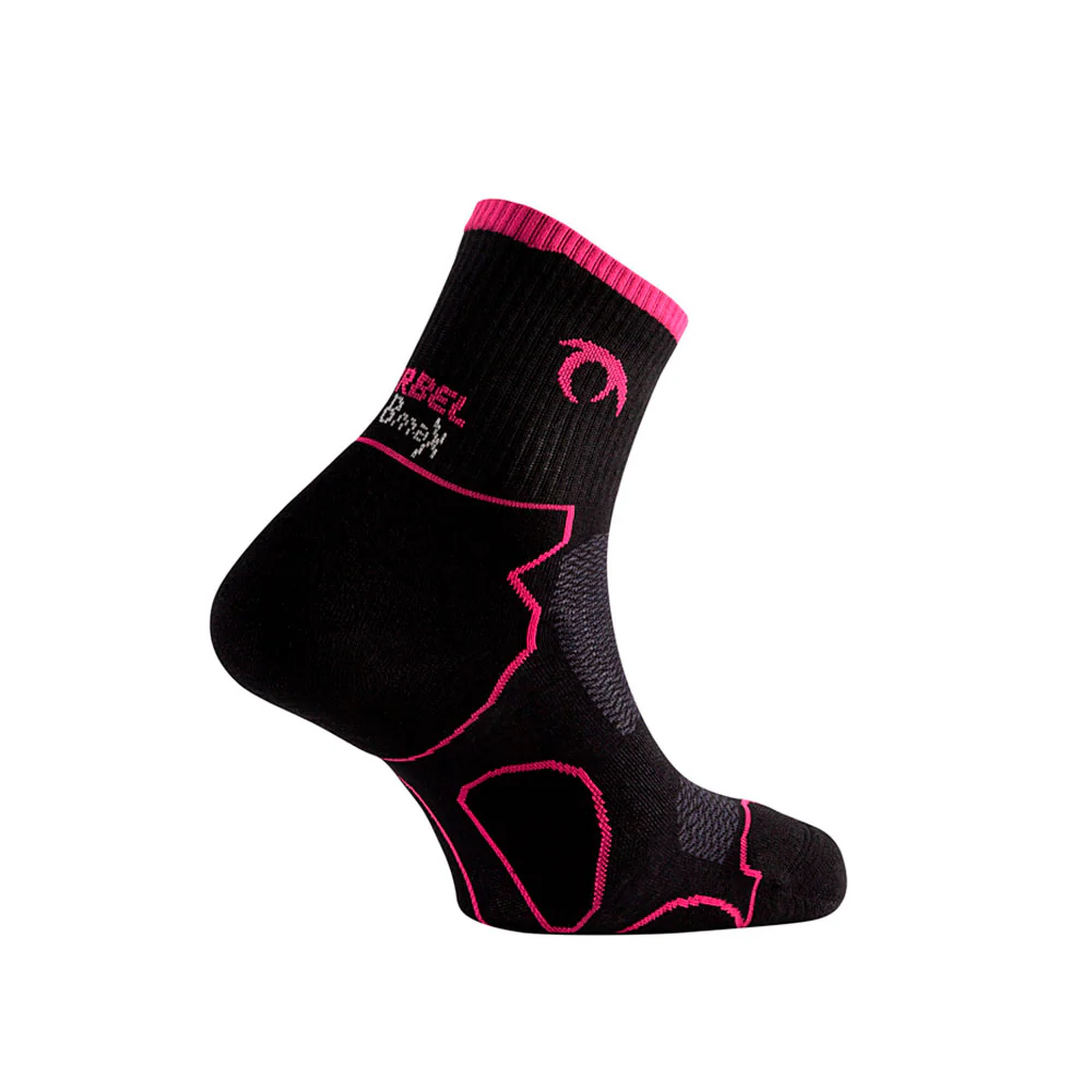 CALCETINES LURBEL TIERRA THREE - Negro / Fucsia - Imagen 3