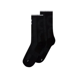 CALCETINES ON ELITE RUN HIGH - Black / Magnet