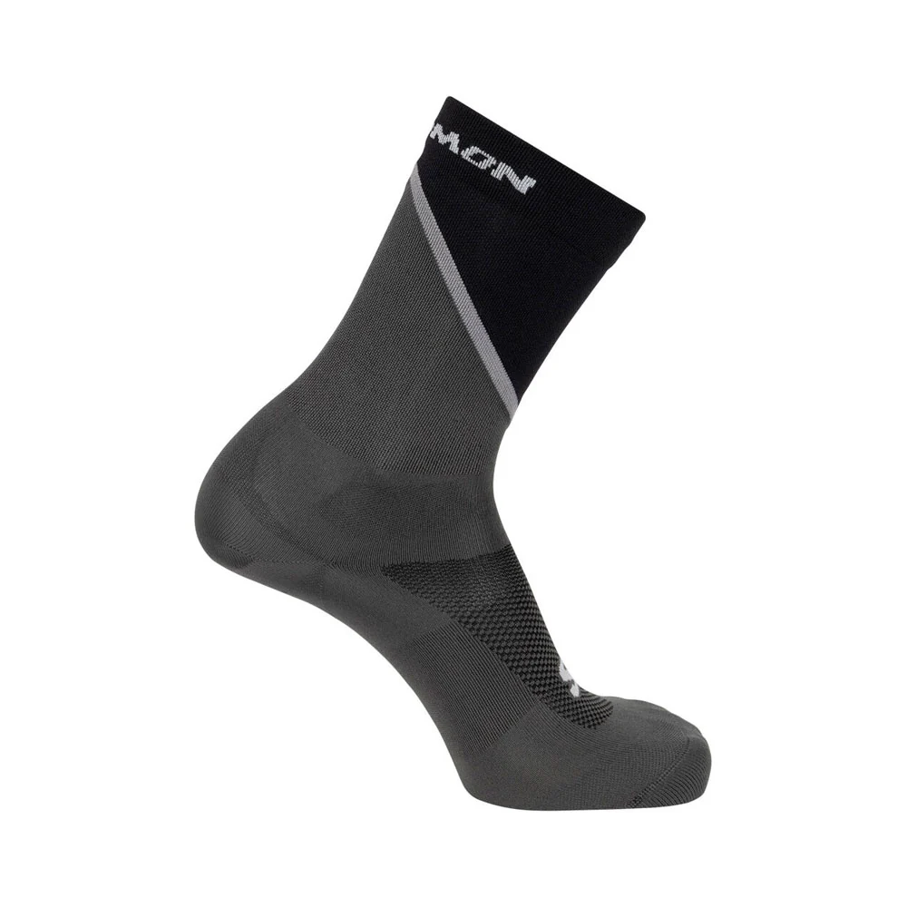 CALCETINES SALOMON PULSE CREW - Black / Monument / Magnet