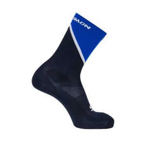 CALCETINES SALOMON PULSE CREW - Surf the web / Carbon / White