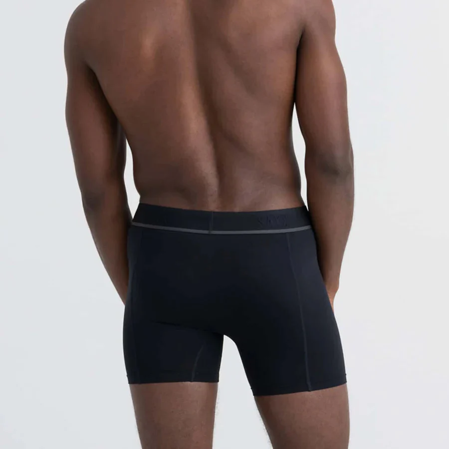 CALZONCILLOS BÓXER SAXX KINETIC LIGHT-COMPRESSION MESH - Negro - Imagen 5